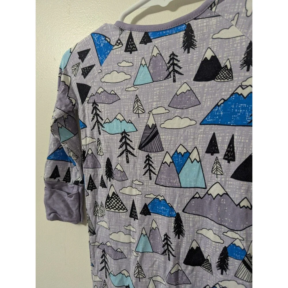 Little Sleepies OG Mountains Zippy PJs size 3-6 Months